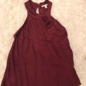 100% silk banana republic tank